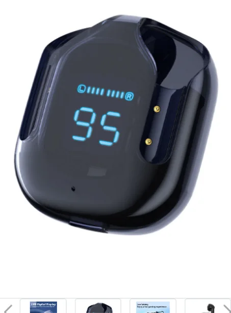 Digital Screen Bluetooth Headphones - سماعات رأس بلوتوث بشاشة رقمية