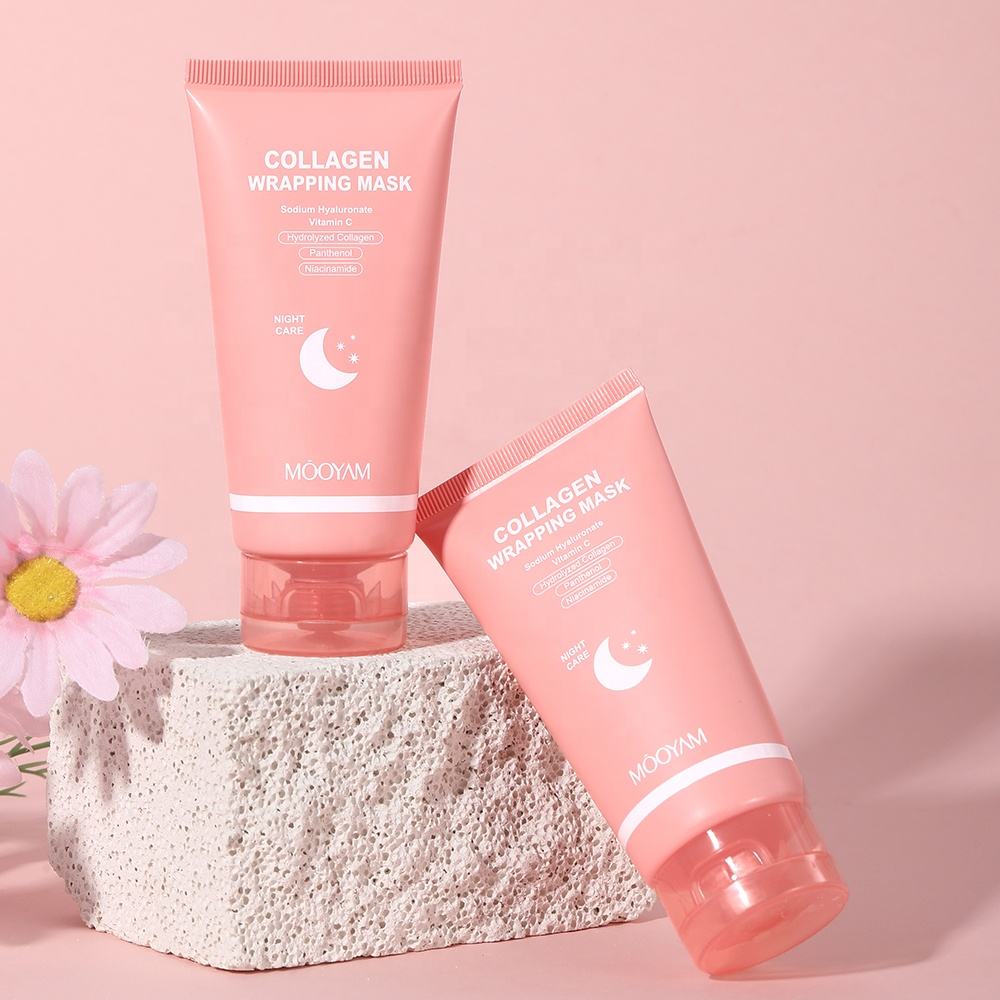 🌙 Masque de Nuit au Collagène Bio – Effet “Peau en Verre” – Hydratation Intense & Éclat Instantané