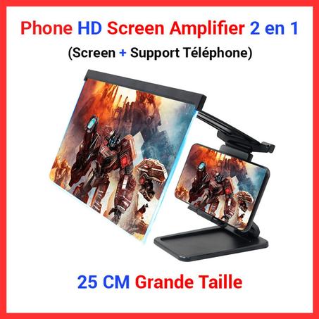 l'amplificateur d'écran + support du telephone