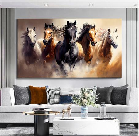 لوحات فنية للخيول -Tableaux de chevaux