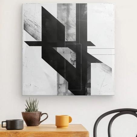 Tableau Blanc et Noir 12