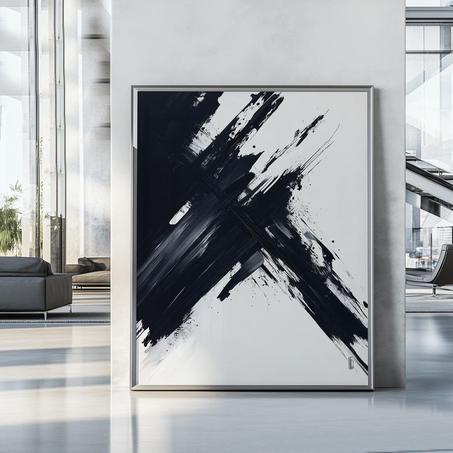 Tableau Blanc et Noir 23