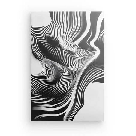 Tableau Blanc et Noir 9