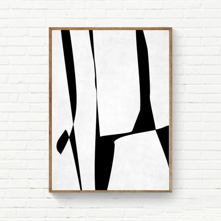 Tableau Blanc et Noir 24