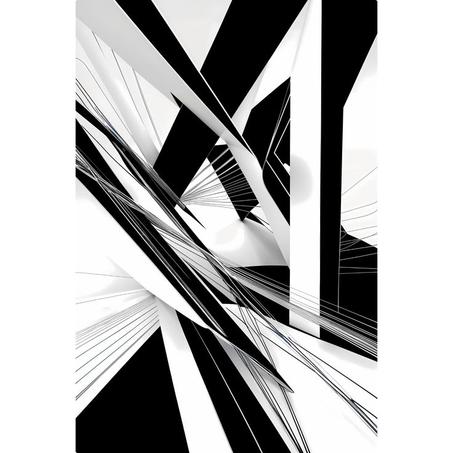 Tableau Blanc et Noir 17