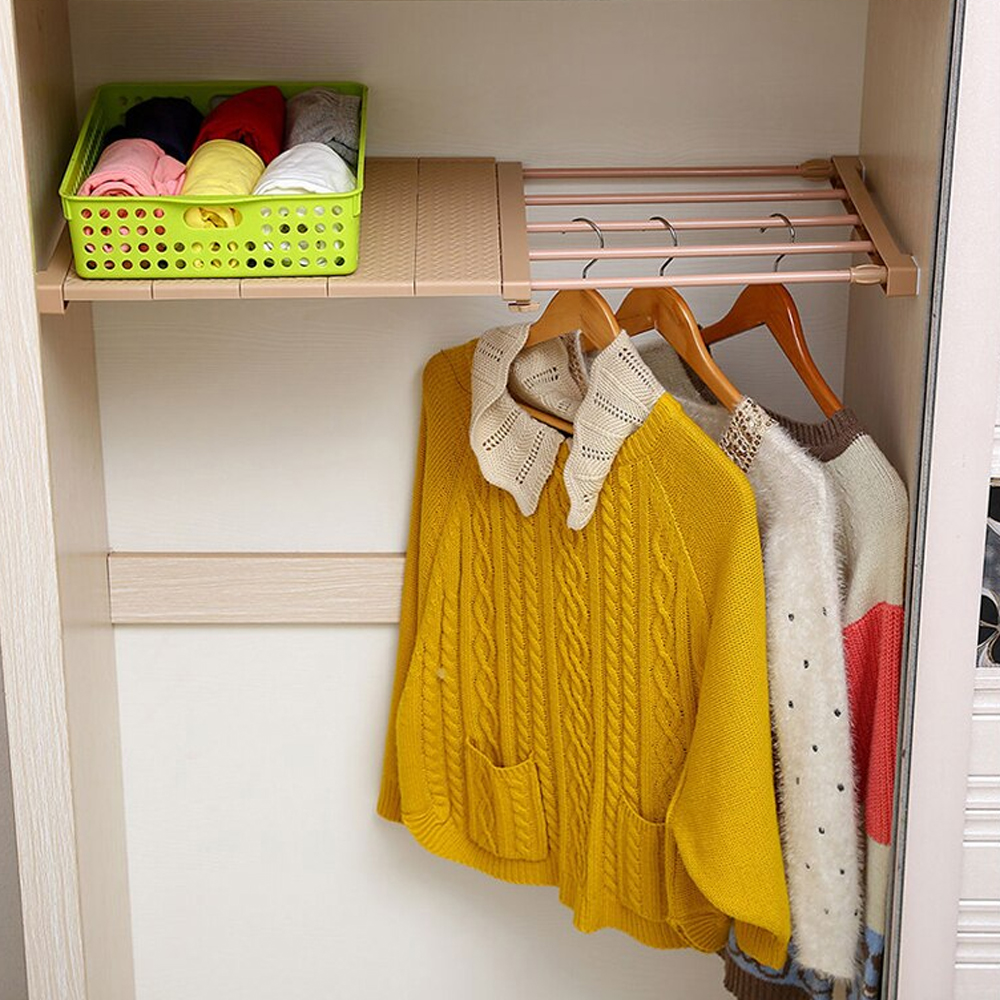 Adjustable Wardrobe Rack رف الدولاب القابل للتعديل