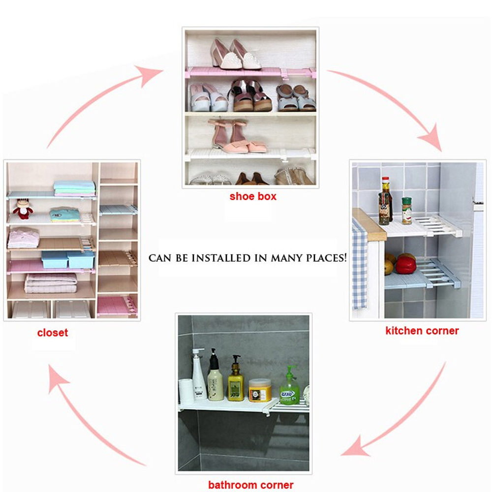 Adjustable Wardrobe Rack رف الدولاب القابل للتعديل