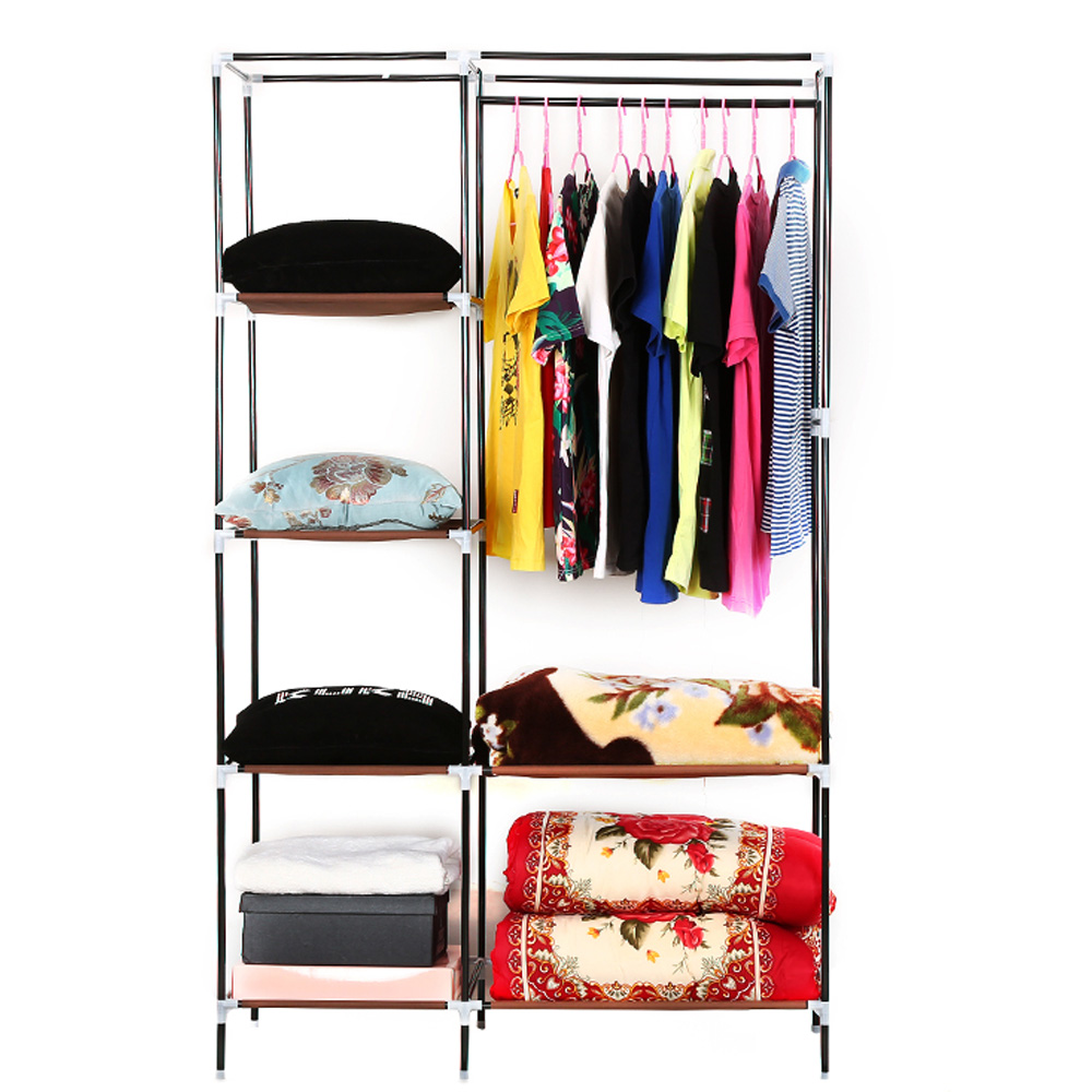 Portable Foldable Fabric Wardrobe Storage - خزانة ملابس متنقلة