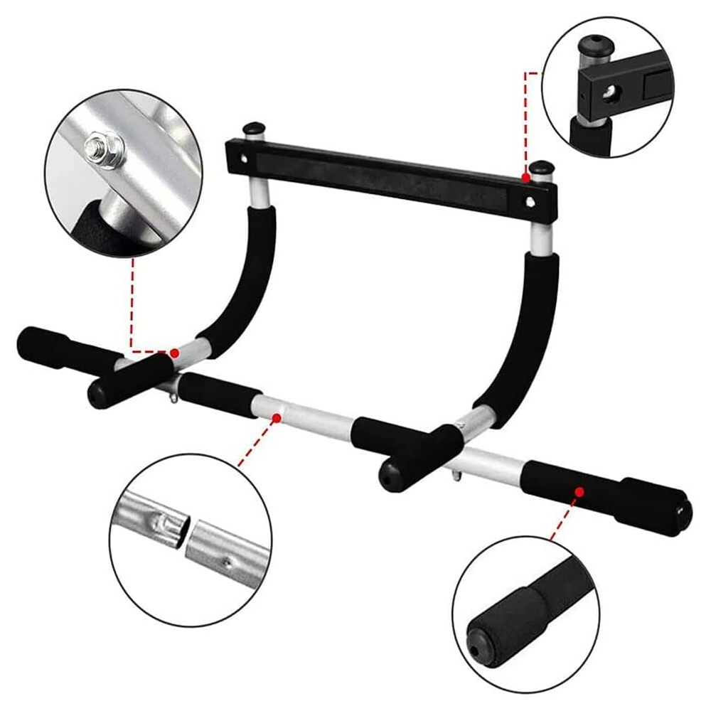 قضيب سحب متعدد المقابض مع مقابض مغطاة بالفوم - Multi Grip Chin Up Pull-Up Bar