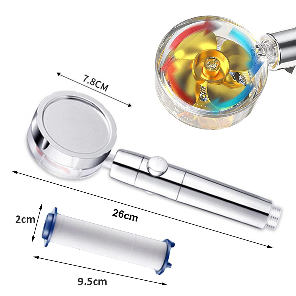 Turbo Shower Head With Filter - رأس تربو شاور مع فلتر