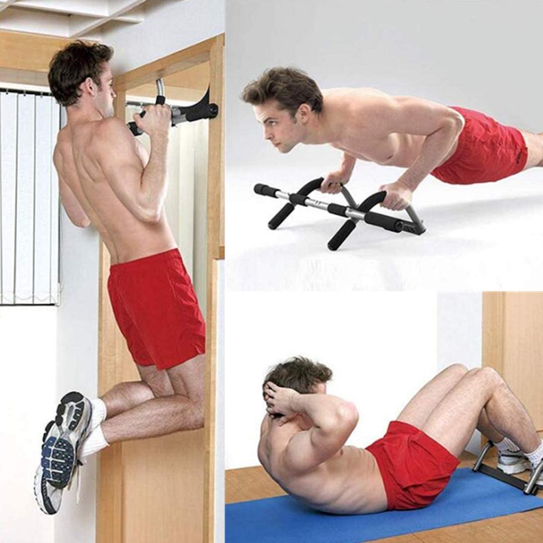 قضيب سحب متعدد المقابض مع مقابض مغطاة بالفوم - Multi Grip Chin Up Pull-Up Bar