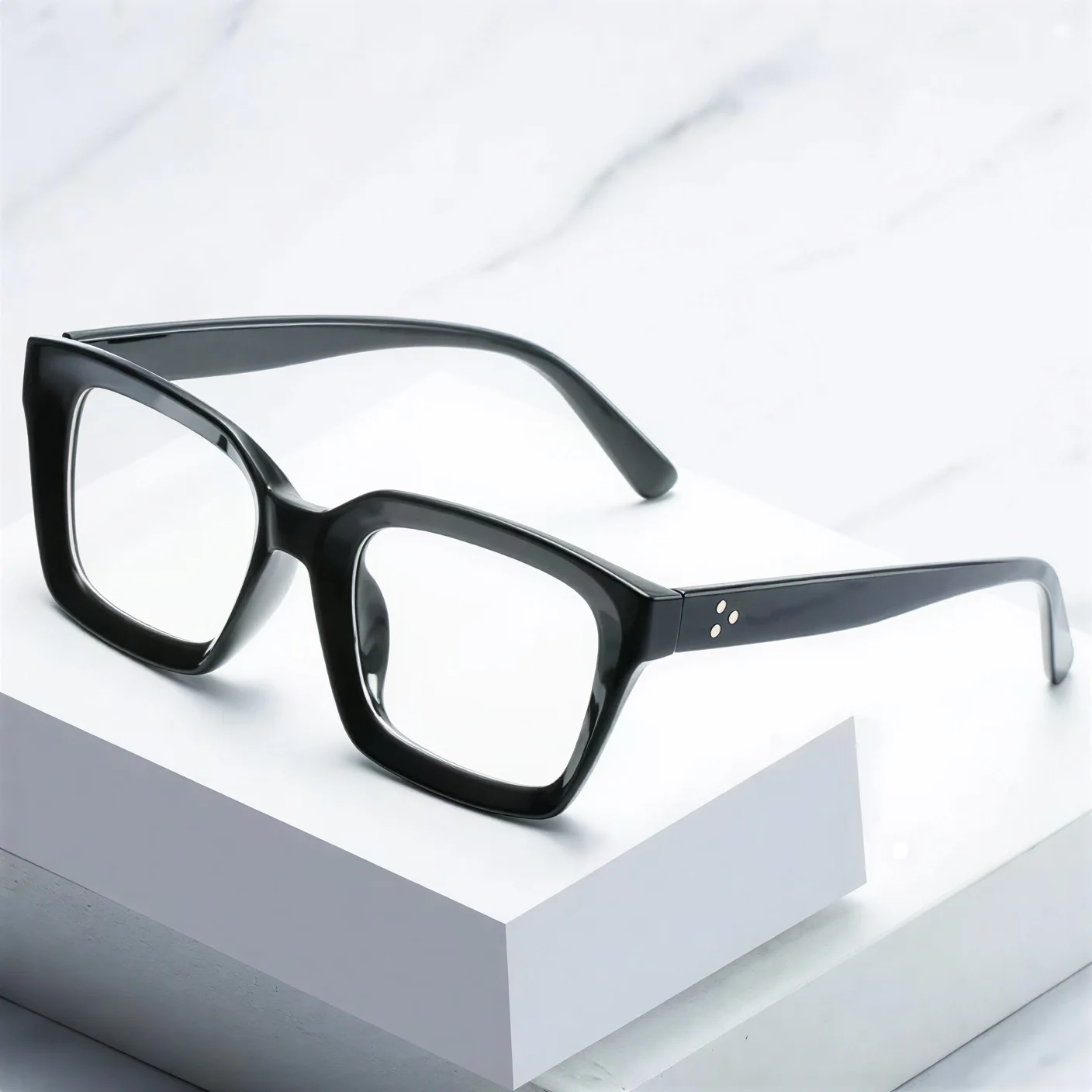 over size square glasses