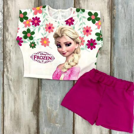 طقم صيفي من عالم ديزني 💖 frozen