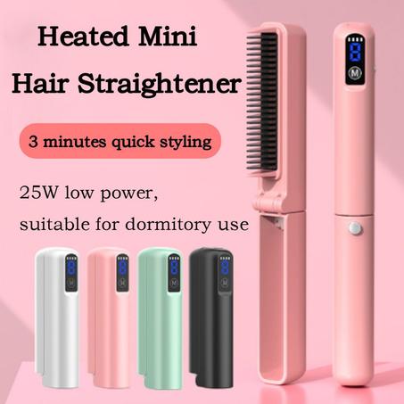 مشط محمول مضاد للحروق الشعر