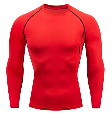 تي شيرت رجالي للتدريب بأكمام طويلة، تي شيرت رياضي للجري في صالة الألعاب الرياضية، ملابس رياضية للياقة البدنية، تي شيرت خارجي للربيع والخريف