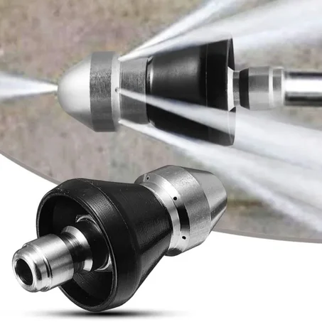 فوهة تنظيف المجاري عالية الضغط + التوصيل بلاش