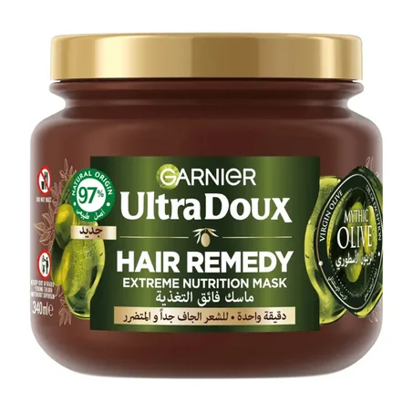 Garnier Ultra Doux Hair Remedy Extreme Nutrition Mask With Mythic Olive – 340ml