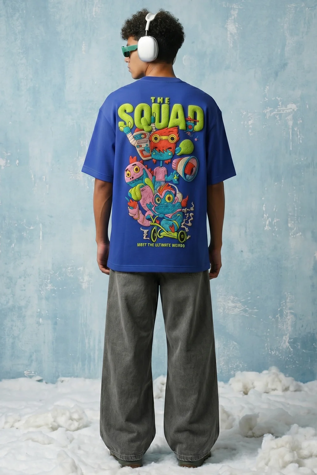 Explosive Dutch Canal Oversized Puff Printed Exclusive T-shirt