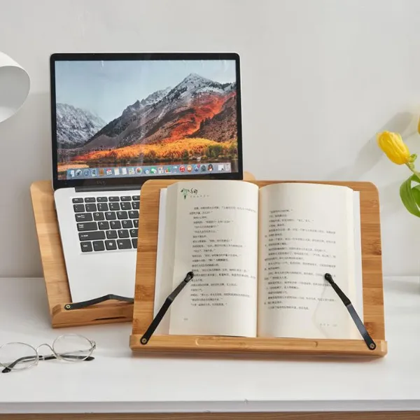 “حامل كتب عملي للرقبة والظهر – مريح وآمن للعينين