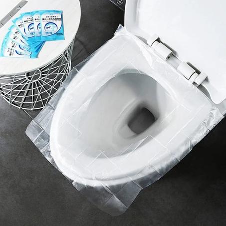 50 قطعة من أغطية مقاعد المرحاض القابلة للتصرف