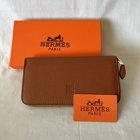 Porte Feuille Hermes marron