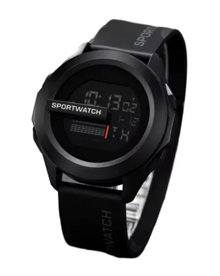 ساعات رياضية رجالية ساعة منبه متعددة الوظائف للرجال LED ساعة رقمية مقاومة للماء للياقة البدنية ساعة إلكترونية رياضية لساعة الذكور