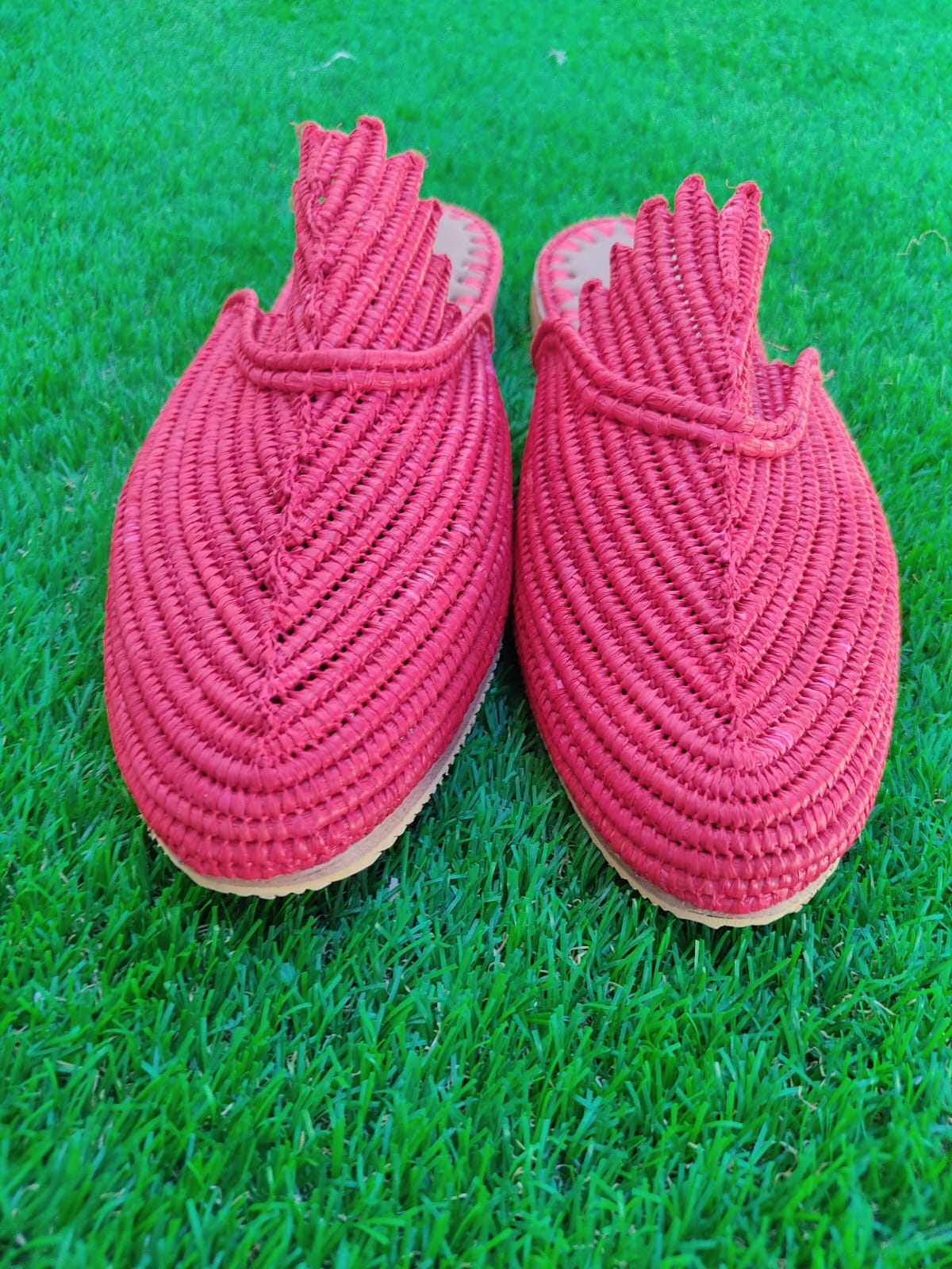 Zapatos de rafia hechos a mano para verano  Jrid style