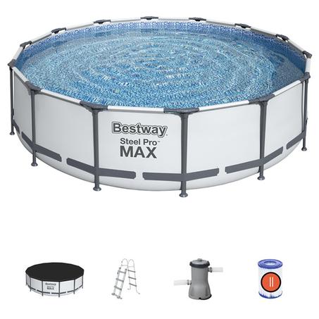 Bestway Steel Pro Max Pool Set - White