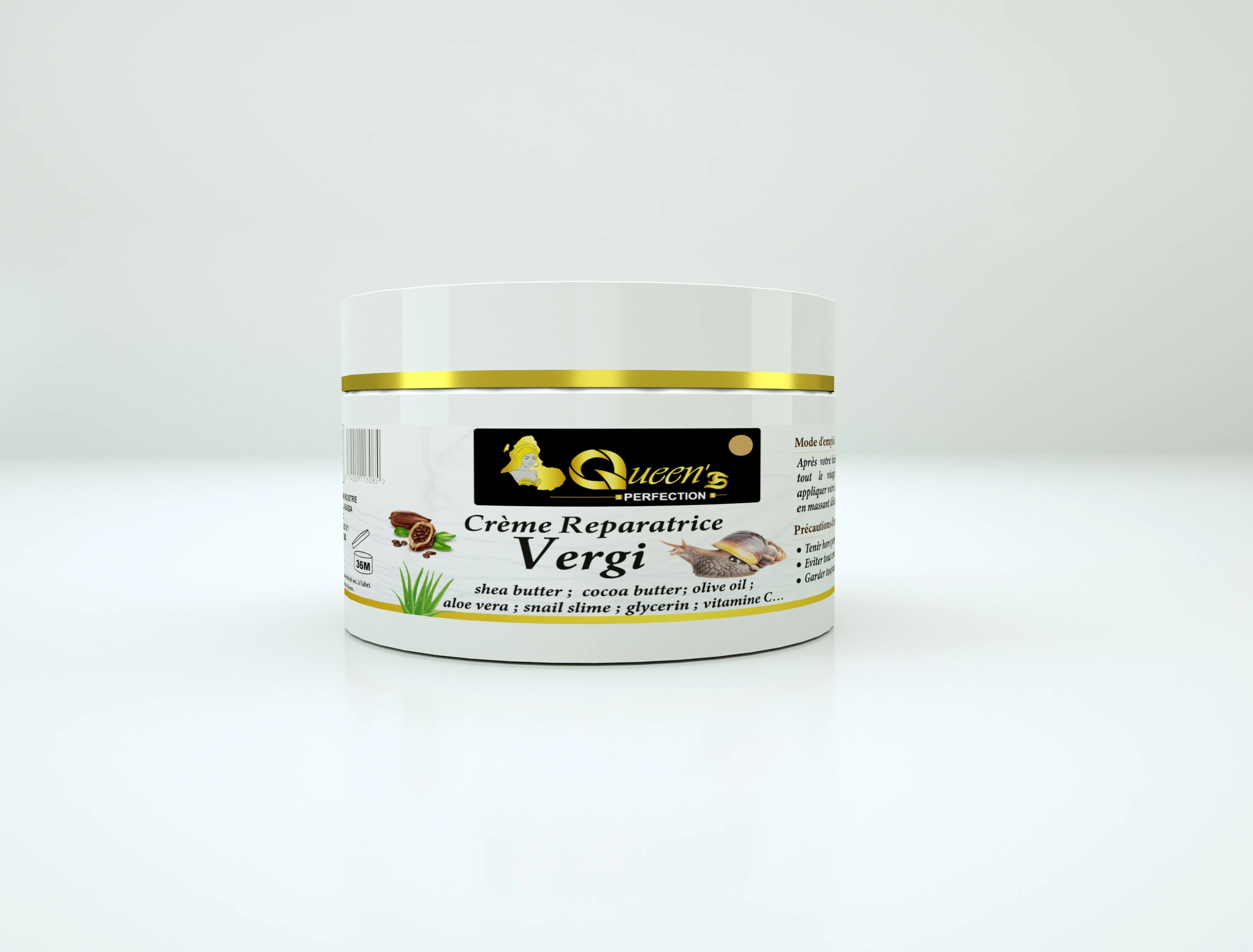 Crème corporelle réparatrice de vergetures