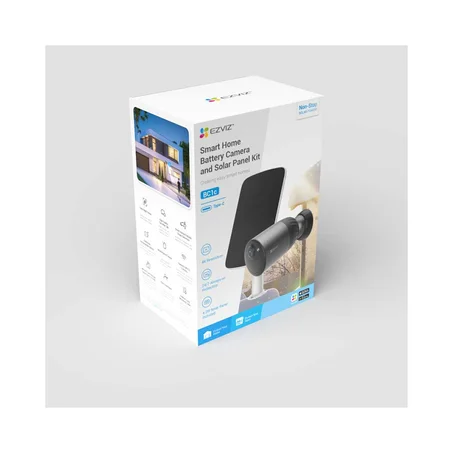 EZVIZ BC1C Caméra Surveillance WiFi Extérieure sans Fil 1080P, Autonomie de 210j, Camera avec Batteries 7800mAh, Détection de Personne, Vision Nocturne en Couleur, Audio Bidirectionnel, IP66