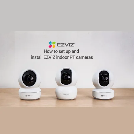 Ezviz Caméra H6C Wi-Fi panoramique et à inclinaison 360 FHD 1080P