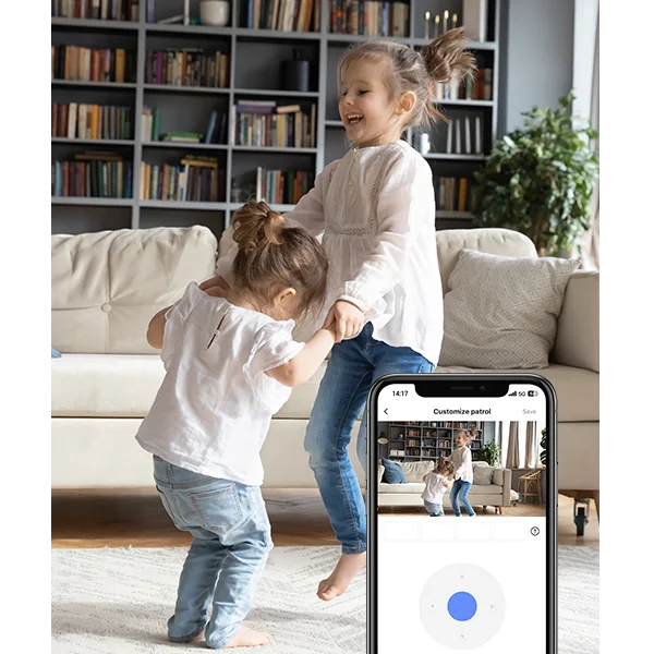 Ezviz Caméra H9C Dual Wi-Fi Panoramique 360°, 5MP 3K, Étanche et Intérieur