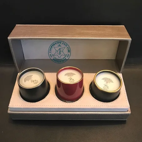 Coffret Trio bougies Artisanale