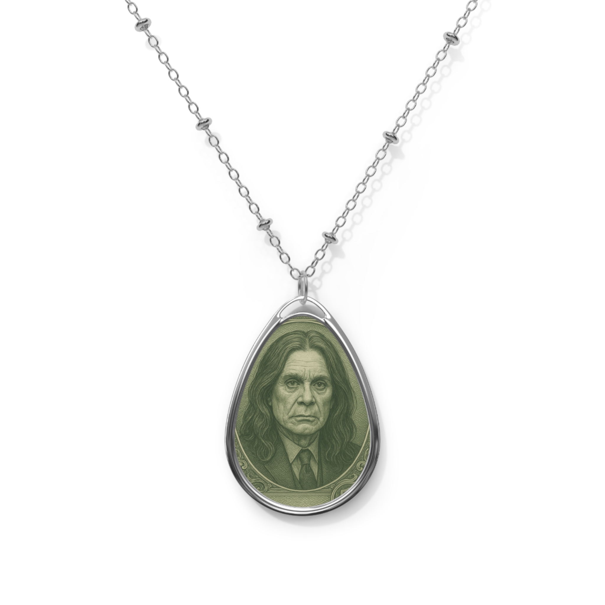 Necklace - Ozzy Osbourne Signer Oval Pendant Jewelry