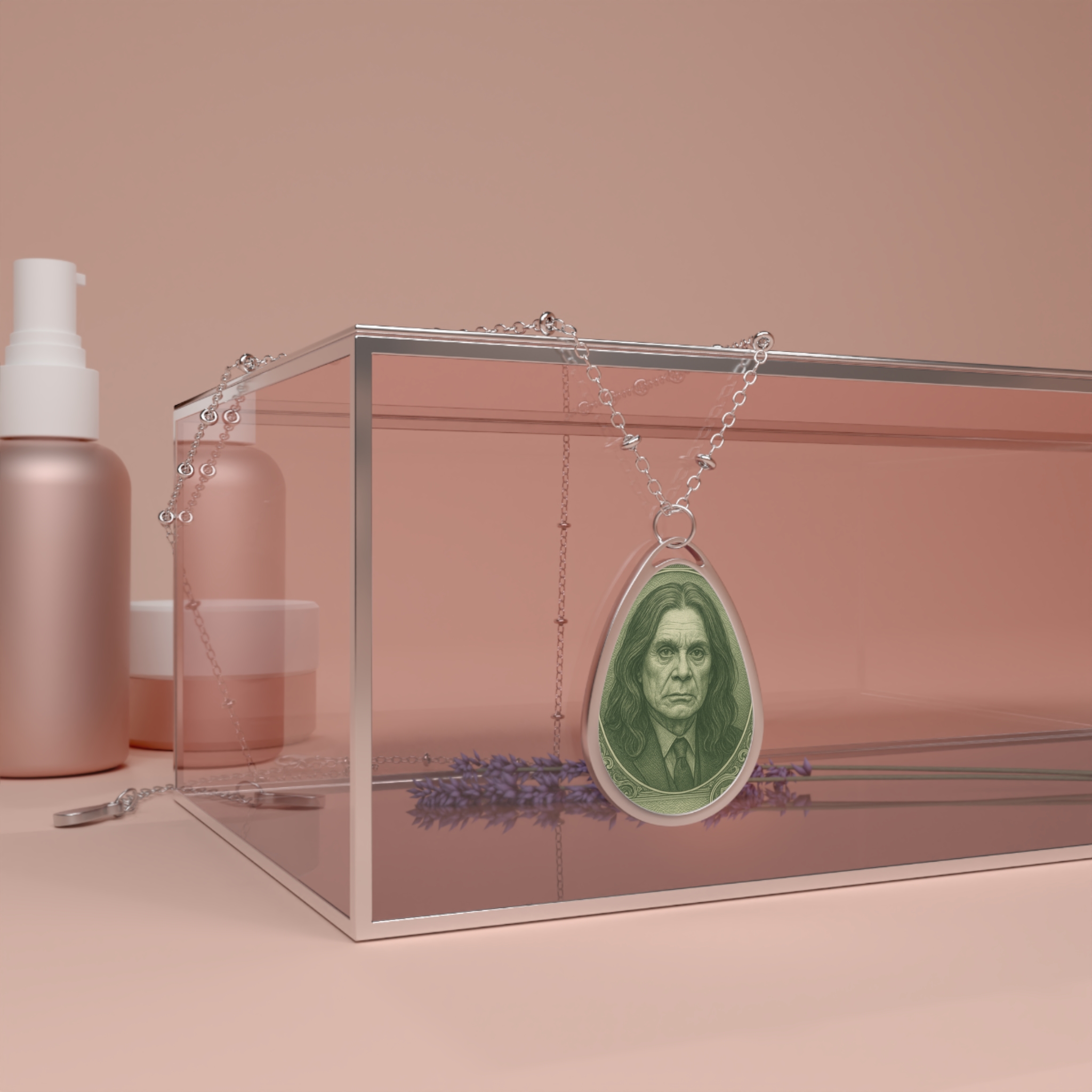 Necklace - Ozzy Osbourne Signer Oval Pendant Jewelry