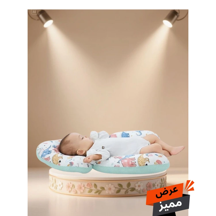 الوسادة الصحية لرأس البيبي -راحة وحماية الطفل أثناء الرضاعة