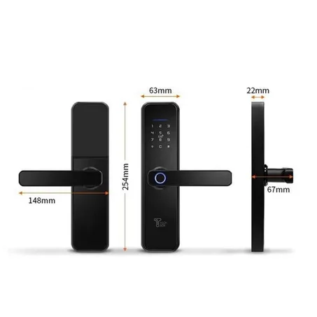 قفل ذكي أنيق وآمن – تركيبه بنفسك خلال دقائق فقط!