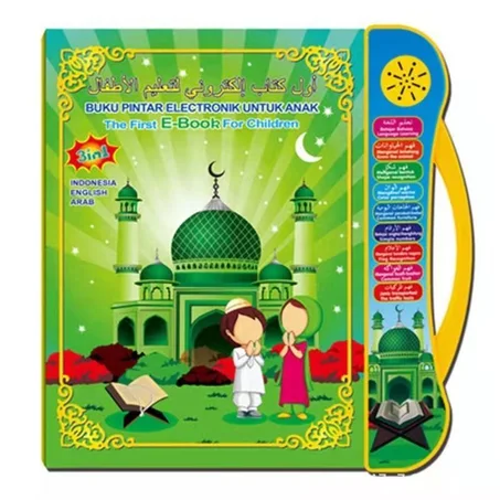 أول كتاب اليكتروني لتعليم الأطفال Livre d'apprentissage audio électronique 3in1 multifonctionnel Tactile 4 ans +