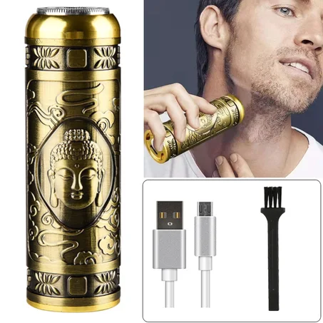 ماكينة حلاقة صغيرة احترافية قابلة لإعادة الشحن ومقاومة للماء HW-T8 مصنوعة من الفولاذ