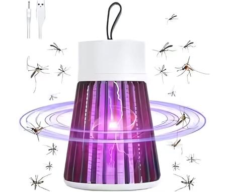 Lampe Anti-Moustique Portable – Rechargeable USB, Silencieuse et Efficace