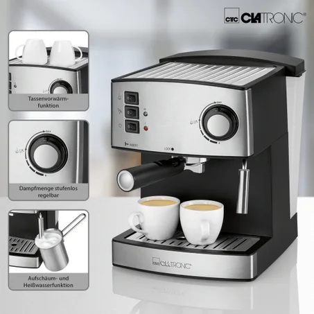 MACHINE À CAFÉ ET CAPUCCINO-ALLEMAND 15BAR