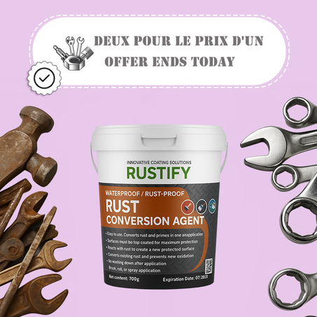 Rust Converter and primer Paint طلاء معدني مضاد للصدأ محول للصدأ