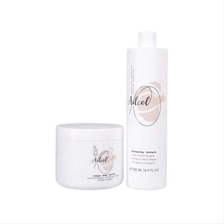 AILCOL Shampooing et masque à l'extrait d'Ail et Collagène