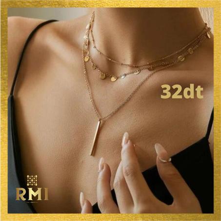 3 pièces/ensemble collier de chaîne de décor de disque