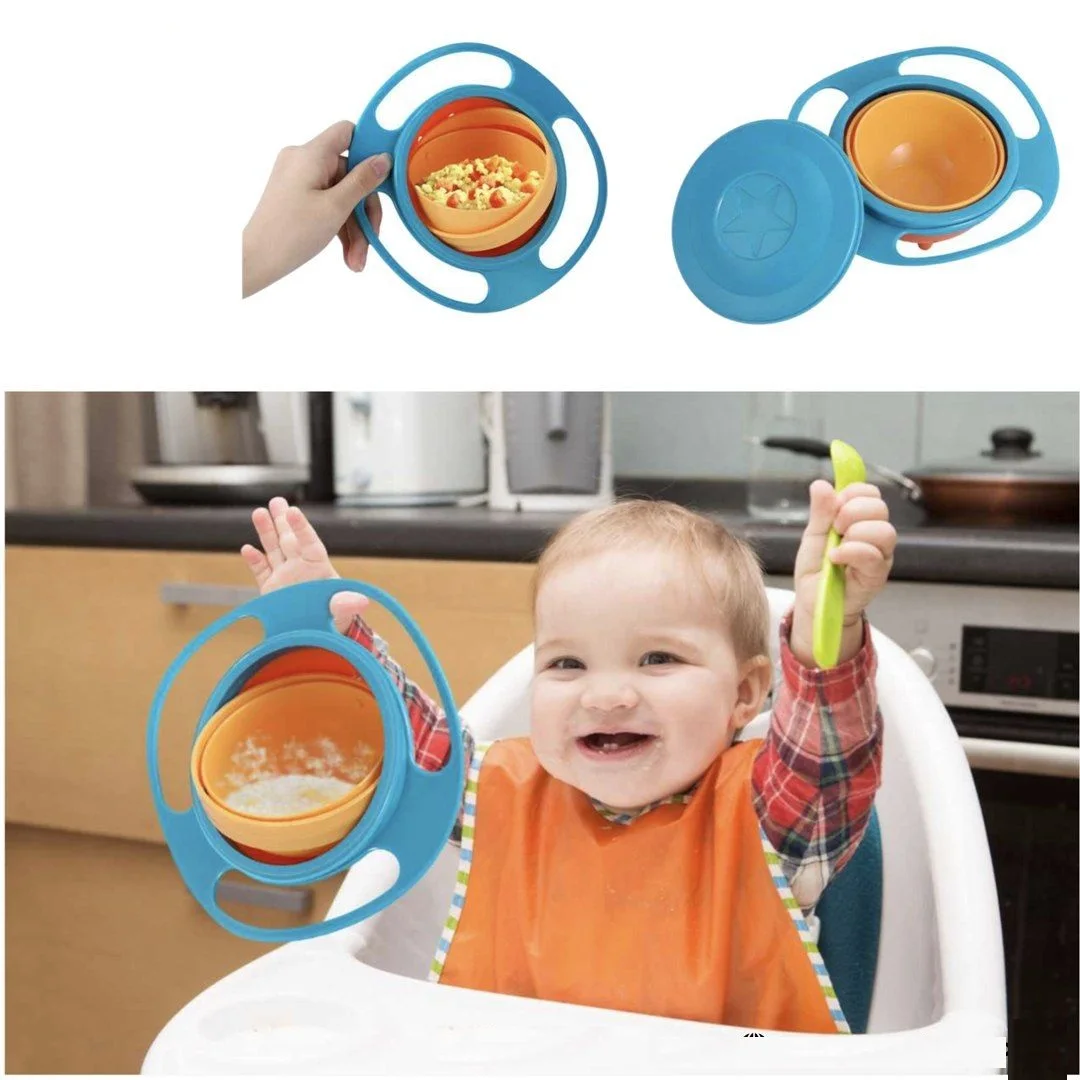 وعاء تغذية للأطفال مع دوران تلقائي