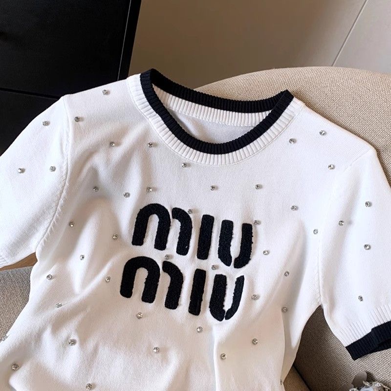 T-shirt MIU MIU pour femmes