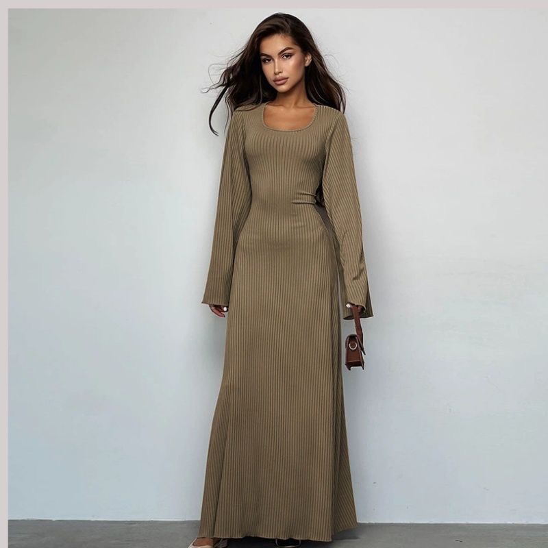 Robe longue quotidienne de printemps pour femmes