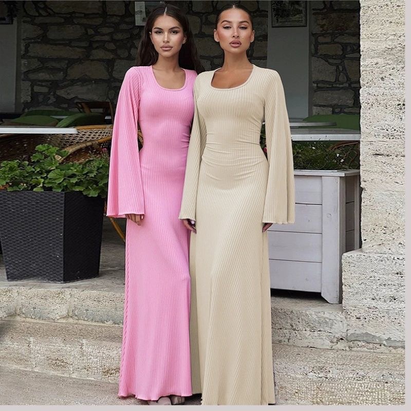 Robe longue quotidienne de printemps pour femmes