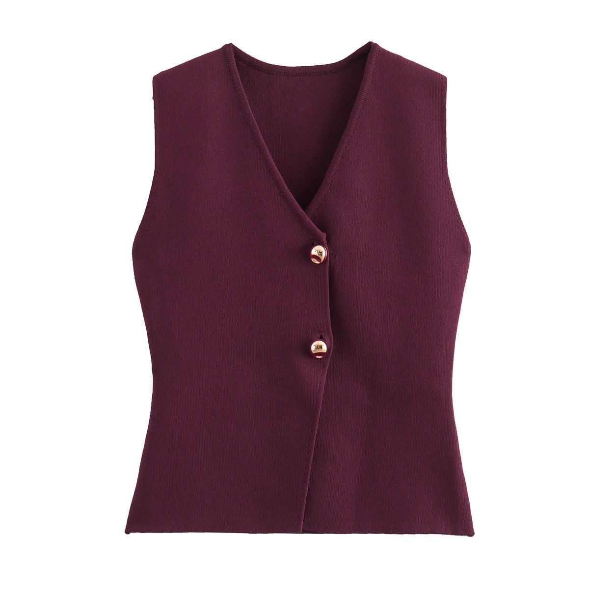 Gilet ajuste pour femmes en tricot