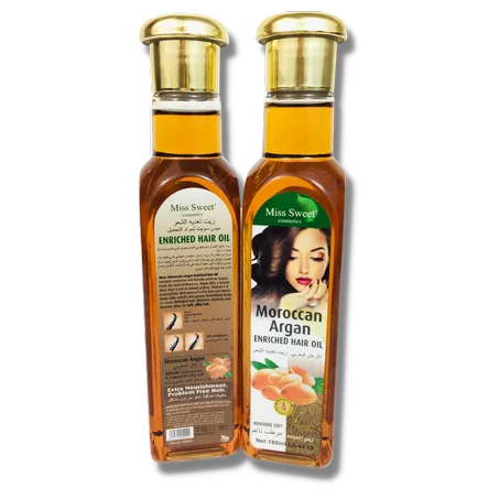 زيت الأرجان المغربي لتغذية الشعر - Moroccan Argan Enriched Hair Oil